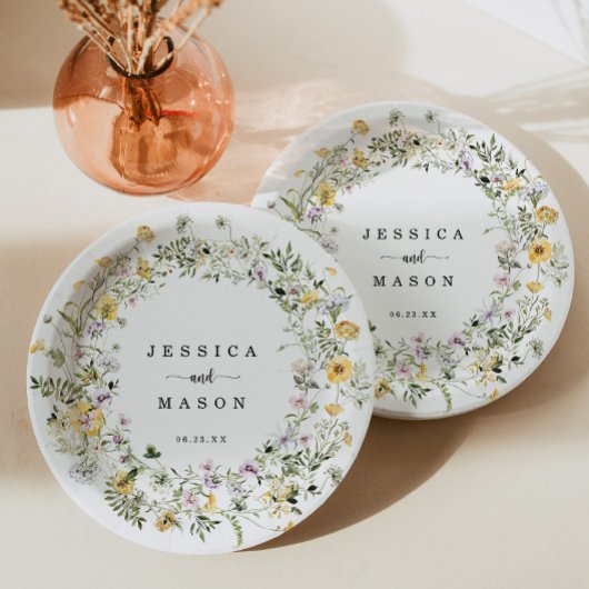 Rustieke Wildbloem Papieren Bord