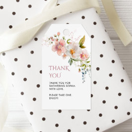 Rustieke Wildbloemen Vrijgezellenfeest Cadeau Labe Cadeaulabel