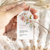 Rustieke Wildbloemen Vrijgezellenfeest Cadeau Labe Cadeaulabel