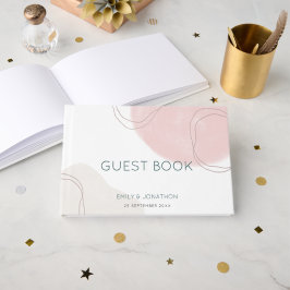 Rustieke Wildbloemen Zonnebloemen Bruiloft Gastenboek