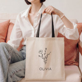 Rustieke Wilde Bloem Bruidsmeisje Namen Tas