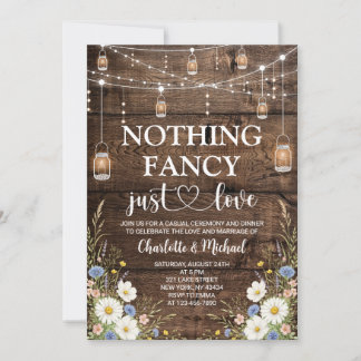 Rustieke Wilde Bloem Niks Geks Alleen Liefde Trouw Kaart