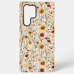 Rustieke Wilde Bloemen - Boho Herfst Bloemmotief Samsung Galaxy Hoesje
