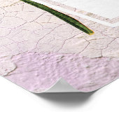 Rustieke Wilde Bloemen Bruilofts Thee Ontvangst Poster (Hoek)