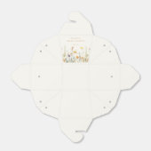 Rustieke Wilde Bloemen Bruiloftsborrel Bedankdoosjes (Uitgevouwen)