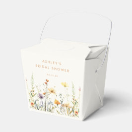 Rustieke Wilde Bloemen Bruiloftsborrel Bedankdoosjes