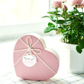 Rustieke wilde bloemen dank u ronde sticker