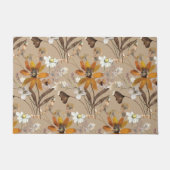 Rustieke wilde bloemen deurmat (Voorkant)