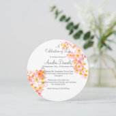 Rustieke Wilde Bloemen Levensviering Kaart (Staand voorkant)