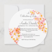 Rustieke Wilde Bloemen Levensviering Kaart (Voorkant)