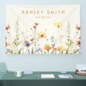 Rustieke Wilde Bloemen Openingsbanner Spandoek (Beurs)