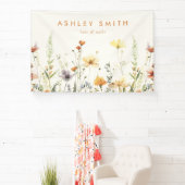 Rustieke Wilde Bloemen Openingsbanner Spandoek (Insitu)