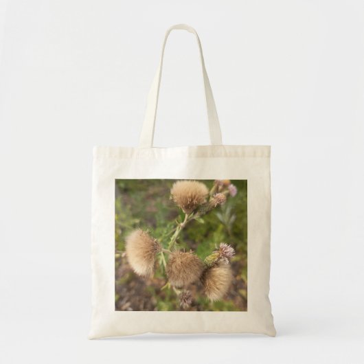 Rustieke Wilde Distel Tas voor Natuurliefhebbers (Voorkant)