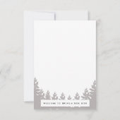 Rustieke Wilde | Verjaardagsfeestje Uitnodigen Kaart (Achterkant)