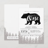 Rustieke Wilde | Verjaardagsfeestje Uitnodigen Kaart (Voorkant / Achterkant)