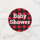 Rustieke Wilderness & Dieren Plaid Avontuur Confetti (Kleine voorkant)