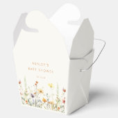 Rustieke Wildflower Baby shower Favoriete Boxen Bedankdoosjes (Geopend)