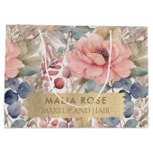 Rustieke Wildflower Bloemen Waterverf Make-up Arti Groot Cadeauzakje (Achterkant)