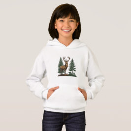 Rustieke Wildflower Botanische Kinder Hoodie