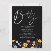 Rustieke Wildflower Bridal Bash Kaart (Voorkant)