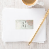 Rustieke Wildflower bruiloft Lip Balm Label (Insitu)