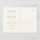Rustieke Wildflower bruiloft Save the Date Briefka Uitnodiging Briefkaart (Achterkant)