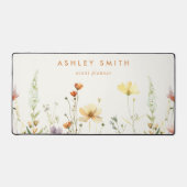 Rustieke Wildflower Bureaumat (Voorkant)