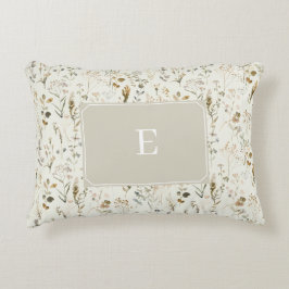 Rustieke Wildflower Cottagecore Accent Kussen