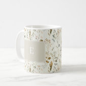 Rustieke Wildflower Cottagecore Koffiemok (Voorkant links)