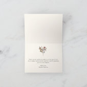 Rustieke Wildflower Dank u kaart (Binnen)