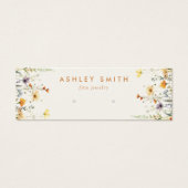 Rustieke Wildflower Earring Display Kaart (Voorkant)