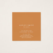 Rustieke Wildflower Earring Display Kaart (Achterkant)