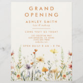 Rustieke Wildflower Flyer (Achterkant)