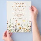 Rustieke Wildflower Flyer (Hand)