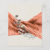 Rustieke Wildflower Gender Reveal Dank u kaart. (Achterkant)