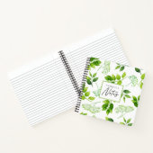 Rustieke Wildflower Greenery Patroon Pocket Folder Notitieboek (Binnen)