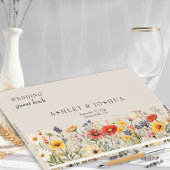 Rustieke Wildflower Herfst en Zomer Bloemen Bruilo Gastenboek