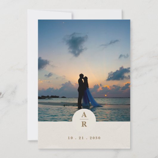 Rustieke Wildflower Lavendel Wedding Kaart (Achterkant)