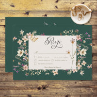 Rustieke Wildflower Lijst Emerald Green