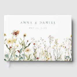 Rustieke Wildflower Meadow Wedding Gastenboek