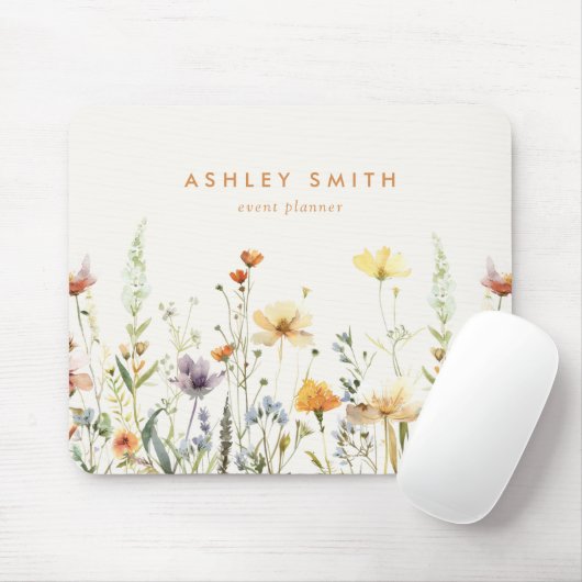 Rustieke Wildflower Muismat (Met muis)