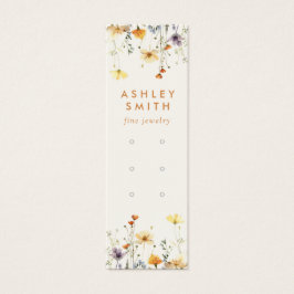 Rustieke Wildflower Multiple Earring Display Kaart