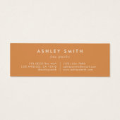 Rustieke Wildflower Multiple Earring Display Kaart (Achterkant)