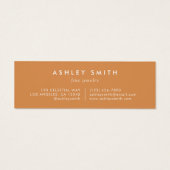 Rustieke Wildflower Multiple Earring Display Kaart (Achterkant)