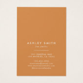 Rustieke Wildflower Oorbel Ketting Display Kaart (Achterkant)