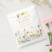 Rustieke Wildflower Seeds Bruiloft Favor Bag Bedankzakje (Gezegeld)