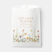 Rustieke Wildflower Seeds Bruiloft Favor Bag Bedankzakje (Voorkant)