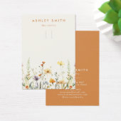 Rustieke Wildflower Sleutelhanger Display Kaart (Bureau)