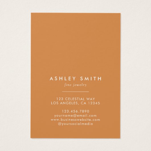 Rustieke Wildflower Sleutelhanger Display Kaart (Achterkant)