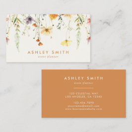 Rustieke Wildflower Visitekaartje